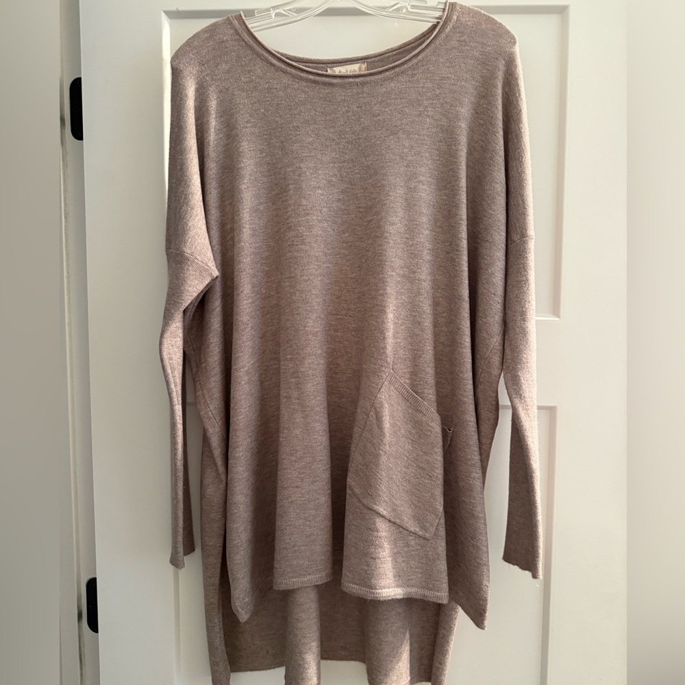 Altar'd State Soft Brown Knit Top